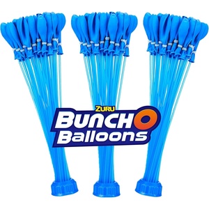 image:imageBunch O Balloons Tropical Party by ZURU 100 RapidFilling SelfSealing Tropical Colored Water Balloons for Outdoor Family Friends Children Summer Fun 3 CountBlue
