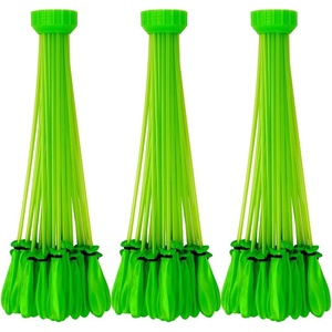 image:imageBunch O Balloons Tropical Party by ZURU 100 RapidFilling SelfSealing Tropical Colored Water Balloons for Outdoor Family Friends Children Summer Fun 3 CountGreen