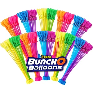 image:imageOriginal Bunch O Balloons Tropical Party 330 RapidFilling SelfSealing Water Balloons Amazon Exclusive 10 count pack of 1 by ZURU Water Balloon for the Whole Family Kids Teens and AdultsNeon Colored