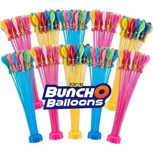 image:imageOriginal Bunch O Balloons Tropical Party 330 RapidFilling SelfSealing Water Balloons Amazon Exclusive 10 count pack of 1 by ZURU Water Balloon for the Whole Family Kids Teens and AdultsCrazy Color