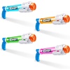 image:imageXSHOT Water Warfare Small Tube Soaker 4 Pack by ZURU Super Soaking Pump Action Pool Party Pack Fills up to 380ml Shoots up to 8 Meters for Boys Girls Children