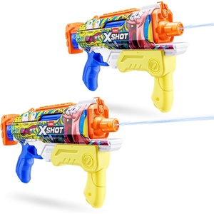 image:imageXSHOT Water Spongebob Hyperload Water Blaster 2 Pack by ZURU  FastFill Water Blaster with Spongebob Design 33ft Range amp 500ml Tank Outdoor Summer Toy for Kids Ages 5 Beach amp Backyard Fun